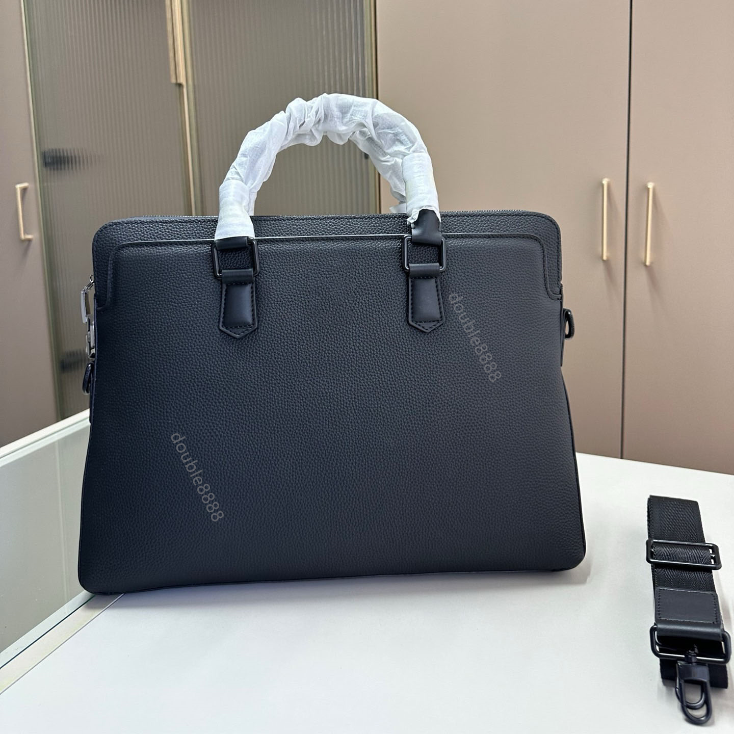 Business Man's Briefcase Designer Classic Wallet Genuine Leather Handbag High Quality Pull Chain Crossbody Bag Shoulder bag messenger bag Laptop Bag office bag