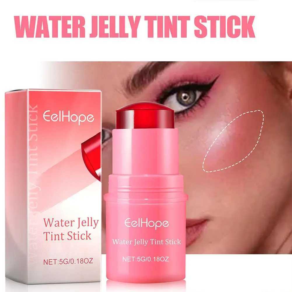 Water Jelly Tint Stick Lip Cheek B Stain Rotatable Colors Stick 4 Powder Ber Easy Rouge Coloring Moisturizing PenW250220