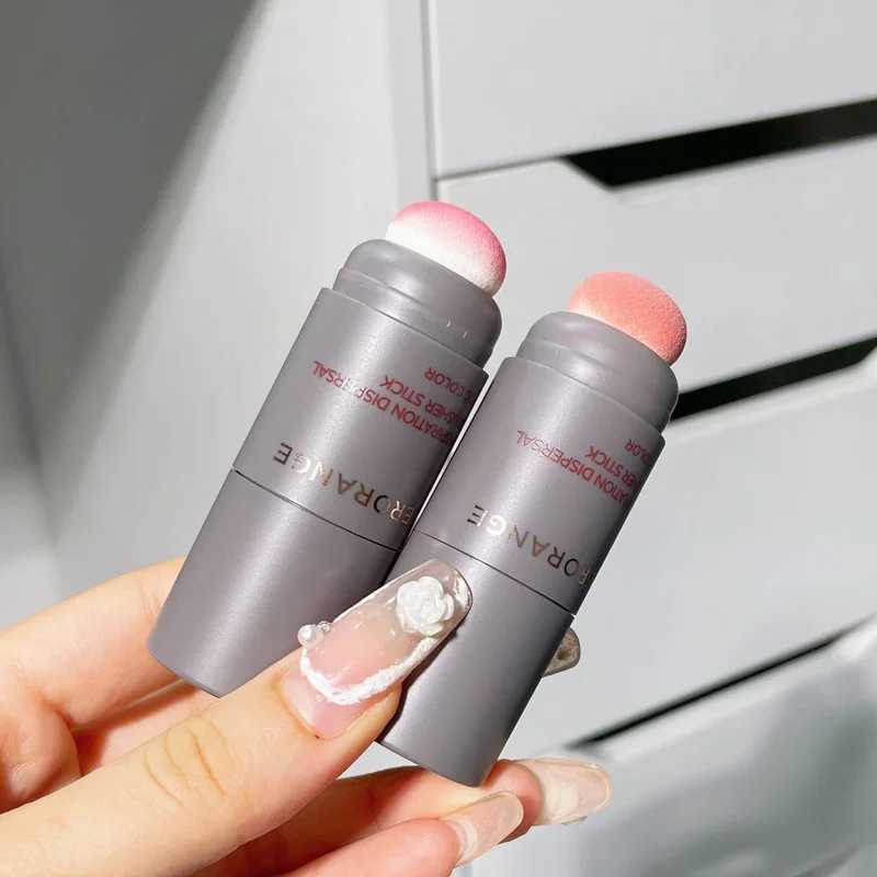 HERORANGE~Double head sponge monochrome powder best cream natural color red expansion color cosmetic ring rouge stickW250220