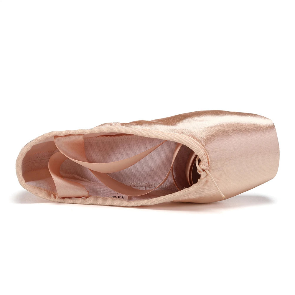 Child And Adult Ballet Dance Shoes Girls Ballet Pointe Shoes Professional With Ribbons Shoes Series Classic Woman Ballet Shoes 251023ww