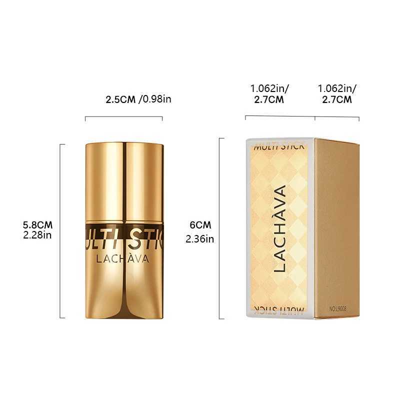 3-in-1 Lescent Eyeshadow B Stick Matte Rouge Lip Cheek B Balm Lipstick Tubes Matte Contour CosmeticsW250220