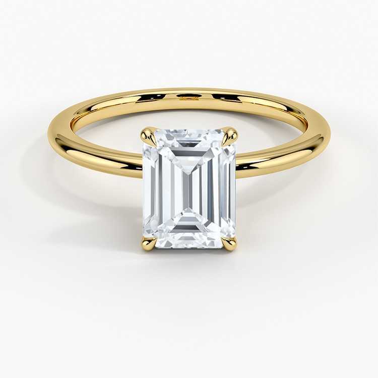 Classic 9K/14K/18K Gold White Gold Jewelry Engagement Ring 2CT Round Shape Wedding Ring Moissanite Ring for Women