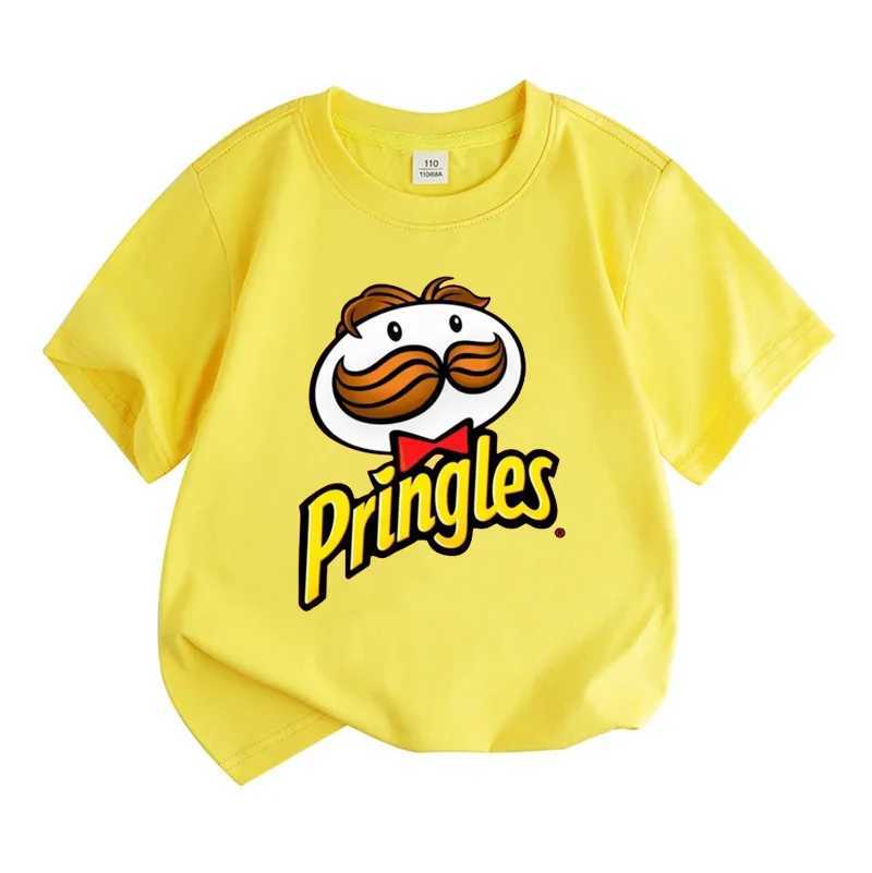 T-shirts Letter Children 100% Cotton T-Shirt Combination Tee Shirts Cartoons Kawaii Kid Casual Clothes Girl Boy Harajuku Tops H250220