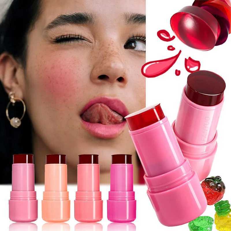4Colors Multi-Use Jelly Tint B Stick Moisturizing Natural Lip Eyes Cheek Stain Water Lip Gloss Brighten Cream Contour MakeupW250220
