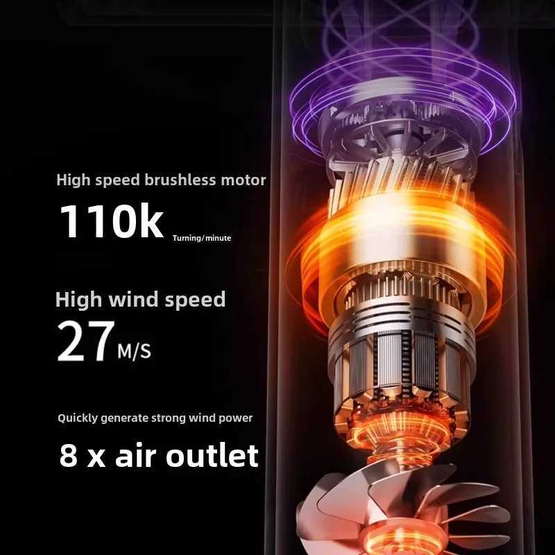 New Hair Dryer Led Display For Home Salon Professional High Power Hot Cold Air Hair Care Constant Temperature Hair Dryers W250220