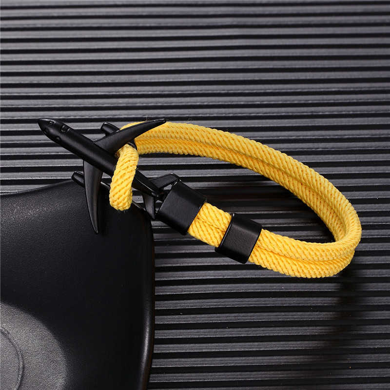Charm Bracelets Fashion jewelry popular jewelry fashion mens Polyester 550 umbrella rope aircraft Bracelet H25220