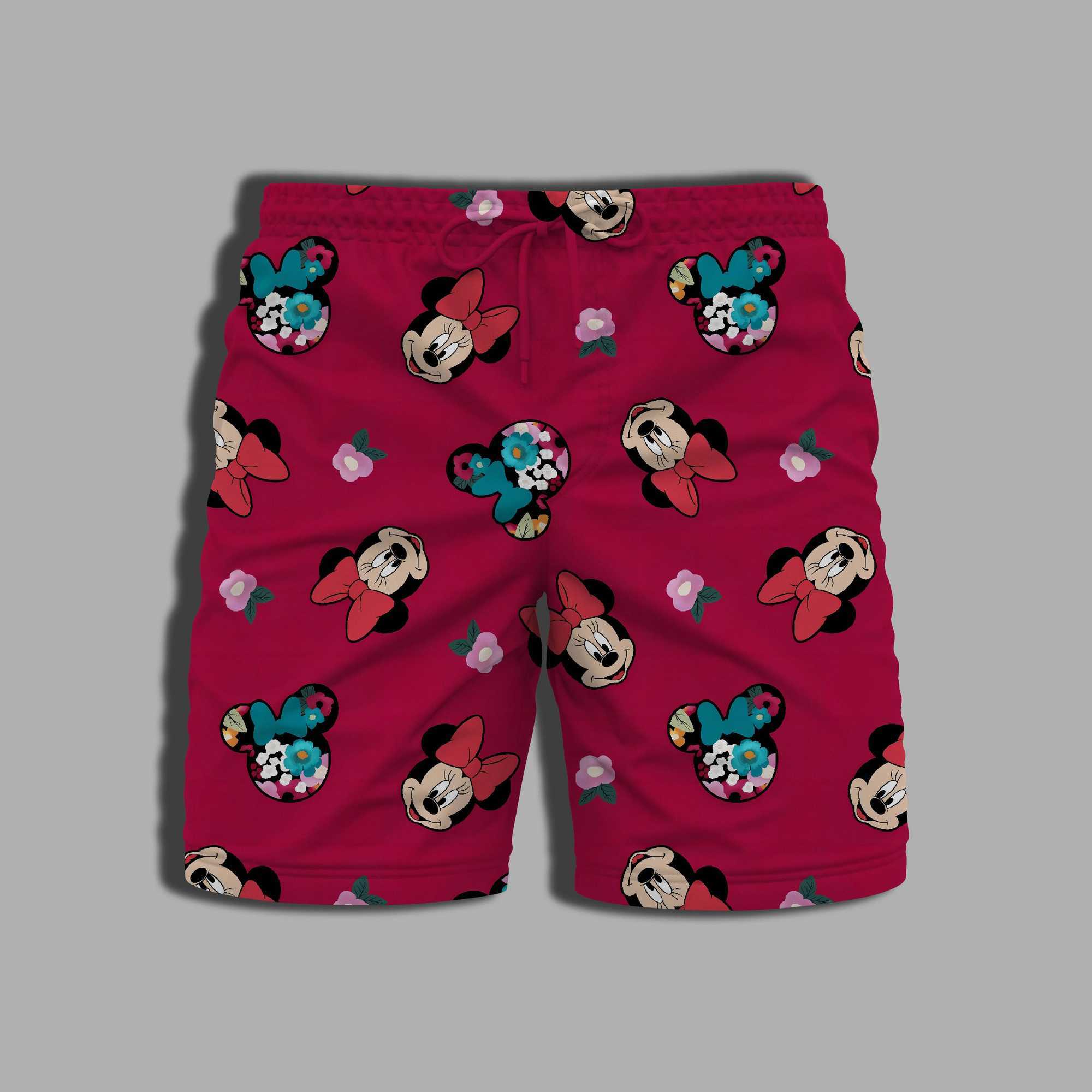 Mens Clothing Beach Printing Summer Whole Swimsuit Male Shorts for Women Bathing Suit Man Gym Minnie Pants X250220