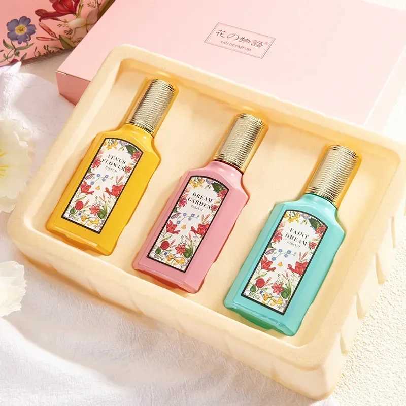 25ml * 3 piece gift box set floral fragrance perfume womens durable perfume body spray floral fragrance pheromone perfume cologneXJ250409