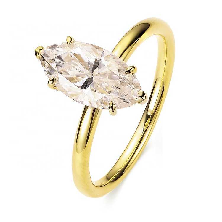 Marquie Design Moissanite Diamond Ring Custom Ring With Stone