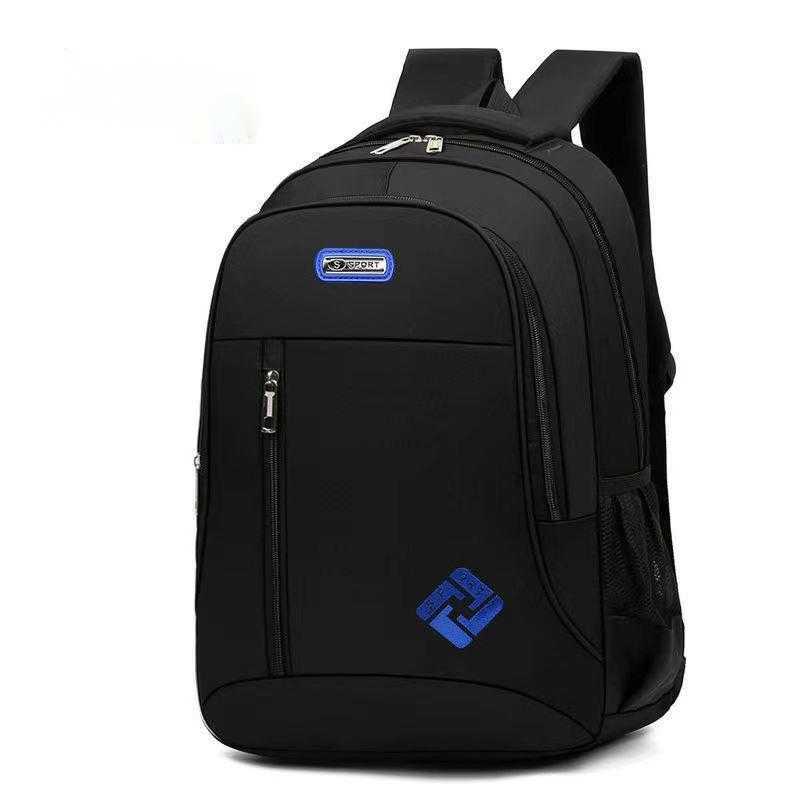 Korean Version Mens Schoolbag Capacity Junior High School Fashion Business Computer Day Backpack Travel Bag 241225