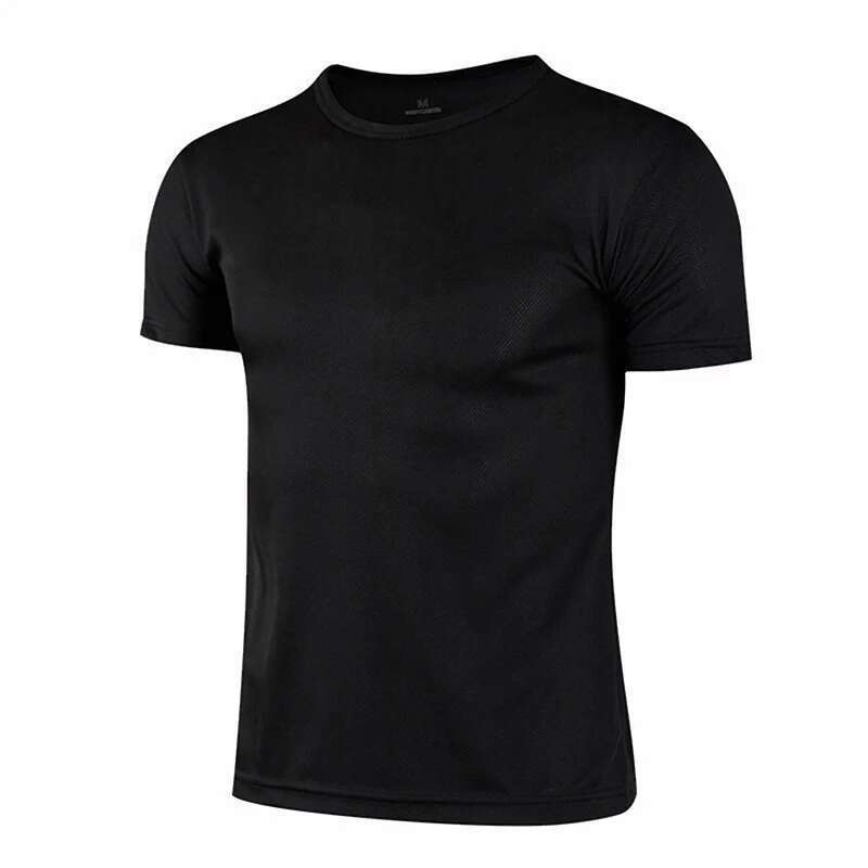 Men's short sleeved round neck T-shirt, comfortable and durable, chest circumference 46 to 57 centimeters, summer collection, special offer