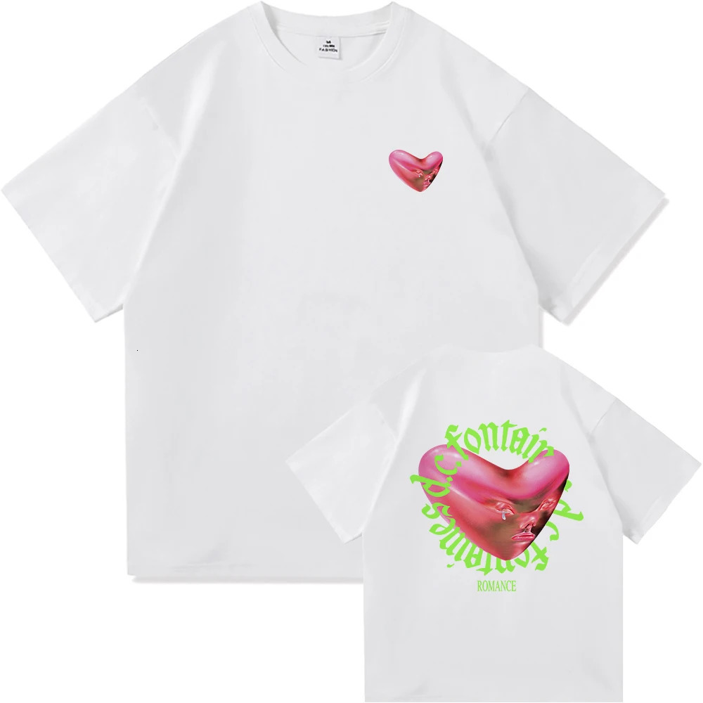 Fontaines D.C.Romance T Shirt in The Modern World Men Clothing Harajuku T-Shirt Unisex High Quality Tops Cotton Tees Shirts 250220