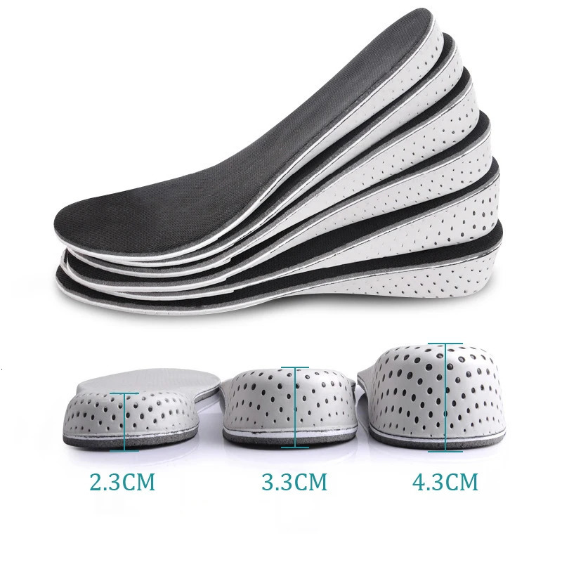 2PCS EVA Height Increase Insole Deodorant Breathable Memory Foam Pads Invisible Inner Increasing Shoe Half Pad for Unisex 250219