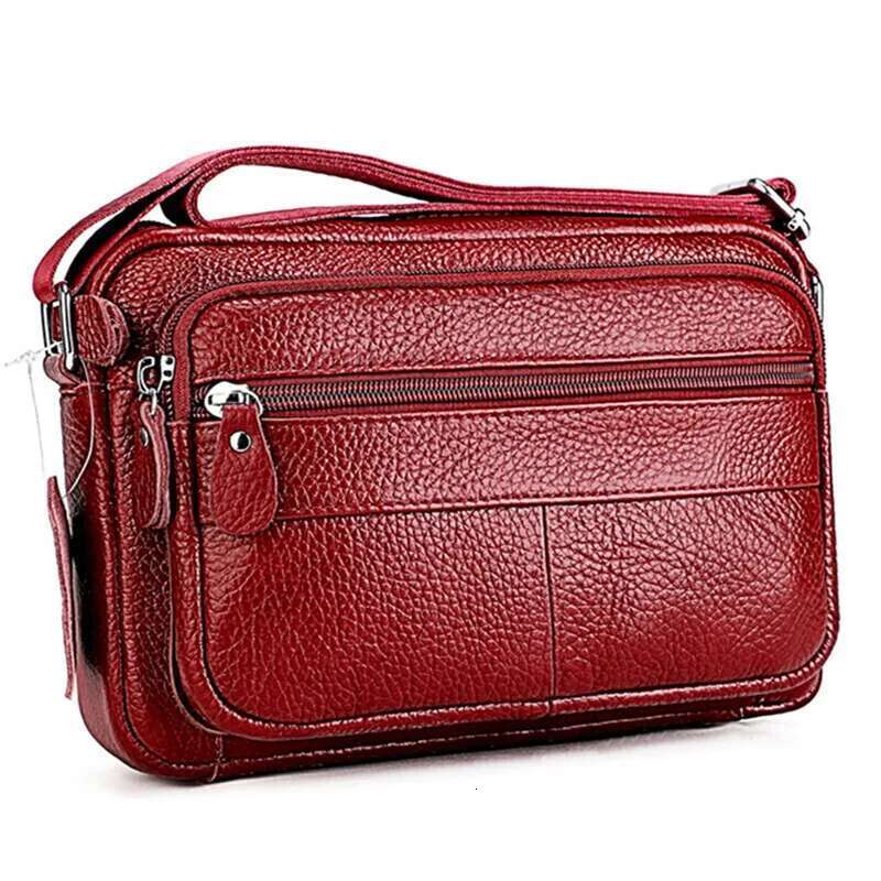 Shoulder Bags Genuine Leather Ladies Crossbody Female Messenger For Women Handbags Square Bag