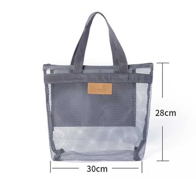 Travel Beach Organization Storage Bag Closet Organizer Clothing Portable Outdoor Wash Swimming Bag Mesh Storage Bag Travel Bag Z250219