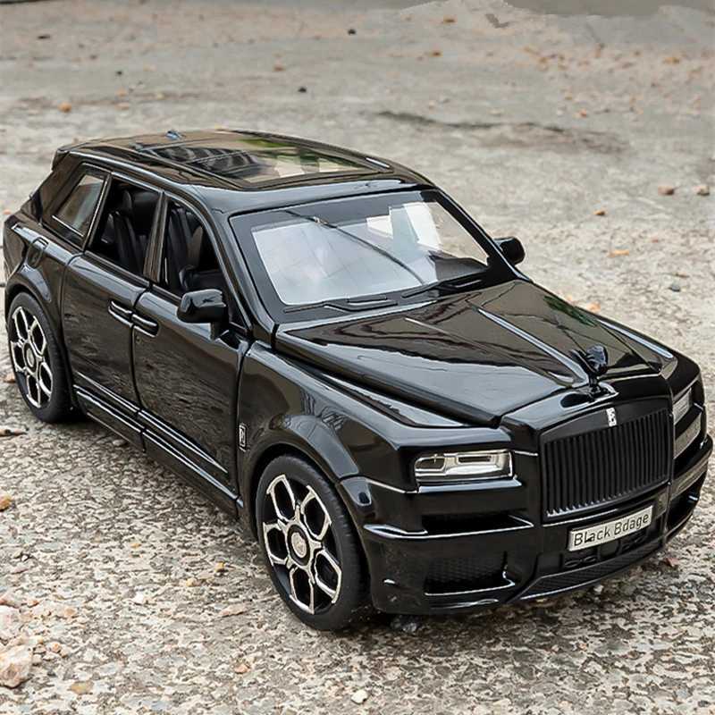 1 32 Rolls Royce SUV Cullinan Alloy Car Model Diecasts Metal Toy Car Model Simulation Sound and Light Collection Childrens GiftsXJ250220