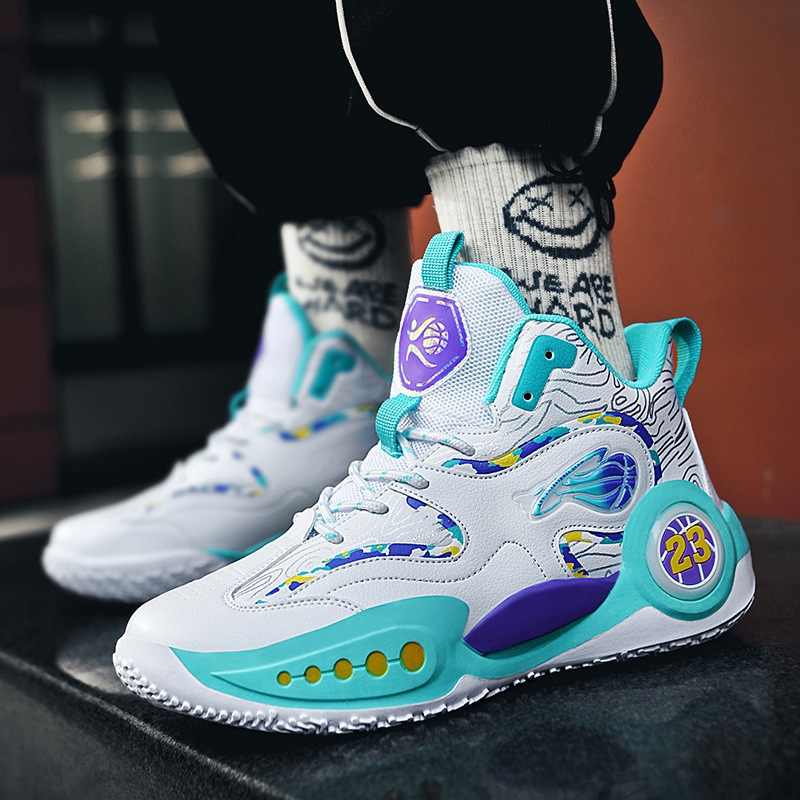 Women's basketball shoes Men's and women's sneakers Casual shoes young children primary school sports running shoes men 36-45