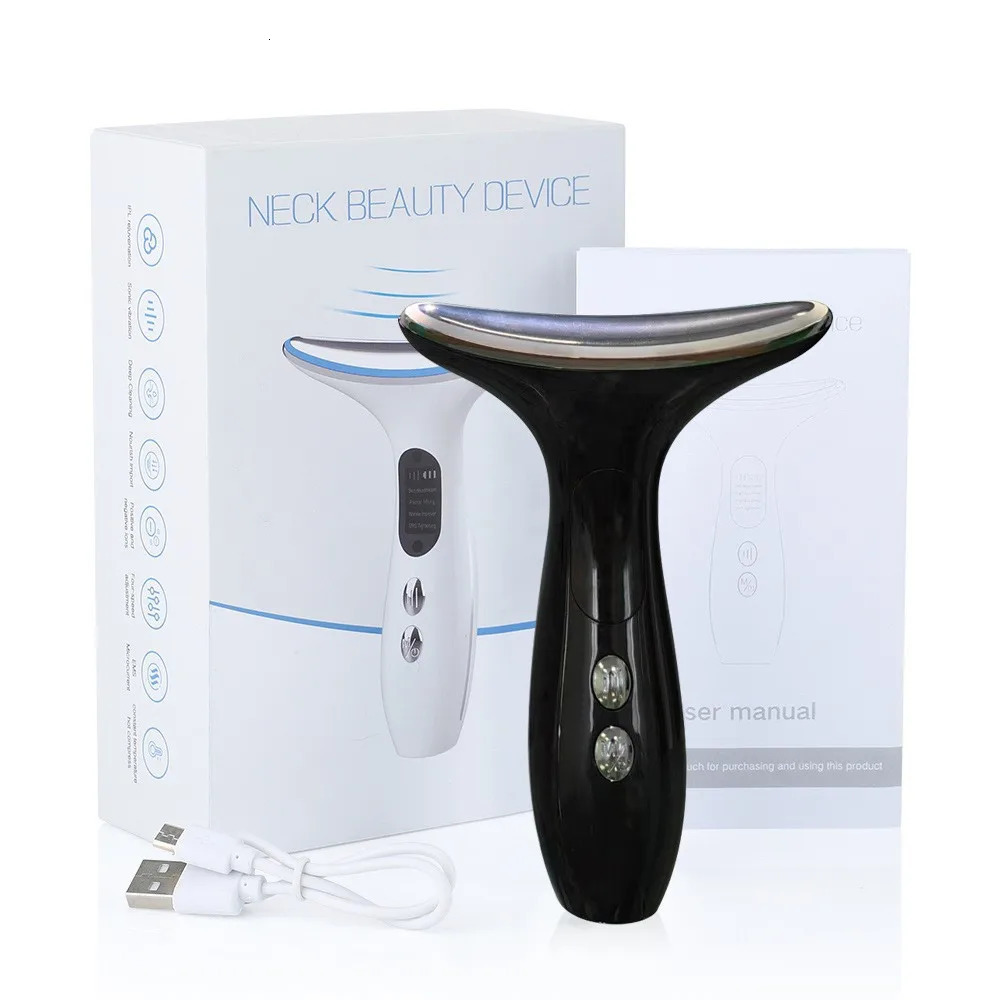 LED Face Massager Device - Three Mode USB Rechargeable Portable and Neck Massage Skin Care Mothers Day Gif 250214