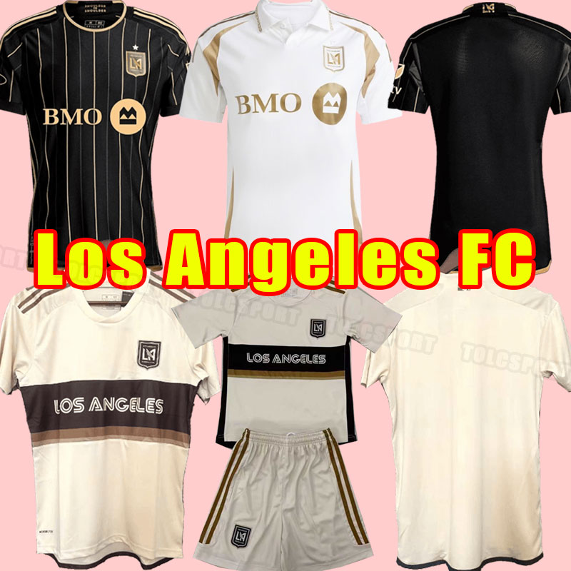 LAFC Soccer Jerseys Player fans version #11 BALE 2025 2026 Carlos Vela KAYE CHICHO ROSSI Los Angeles FC home away Parley Primary 25 26 Football Shirts men kids child