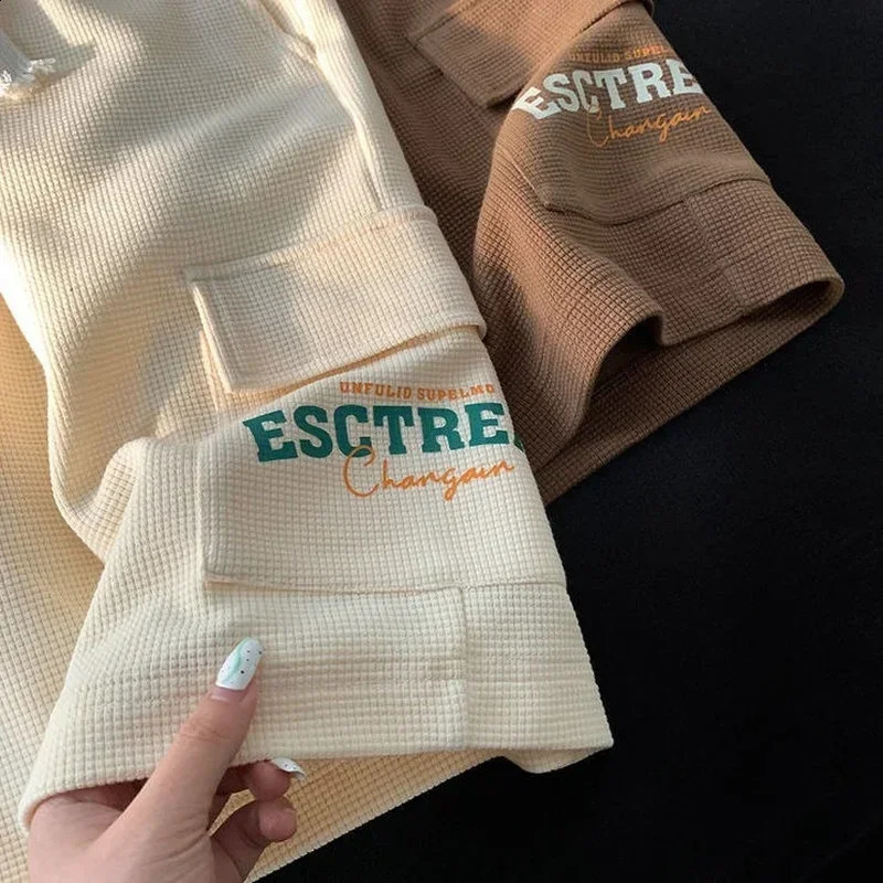 WoMen Shorts Pockets Drawstring Sports Pants Loose Wide Leg Breathable Casual Short Five-point Summer Short Streetwear men 250217