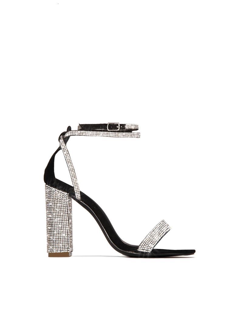 P92023 New Style Rhie Thick Buckle Strap Outdoor Fashion Sexy High-Heeled Sandals Heels