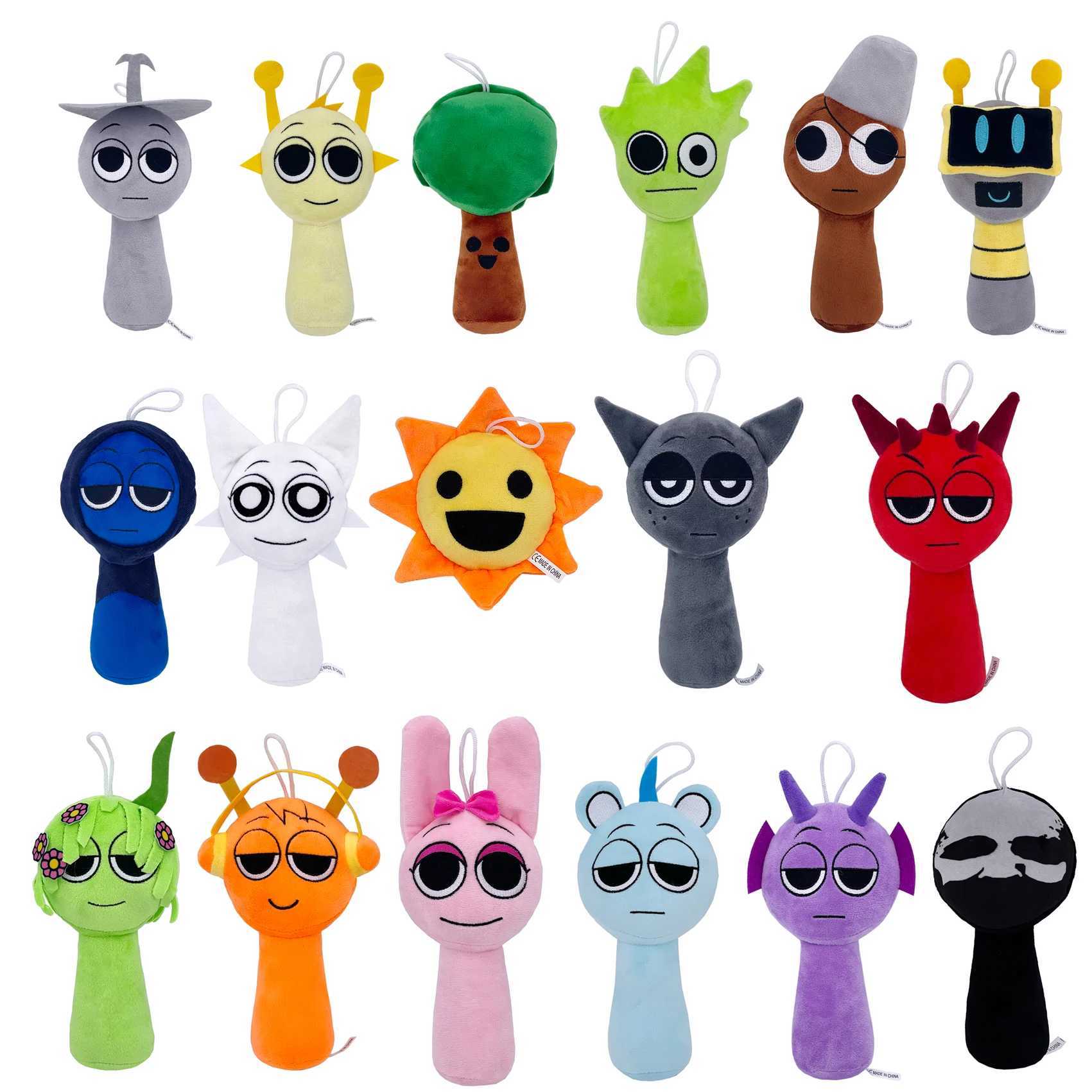 Sprunki Incredibox Plush Toys Sprunki Plushie Sprunki Soft Game Cartoon Pillow Kids Birthday Gifts Stuffed Dolls Christmas GiftT250219