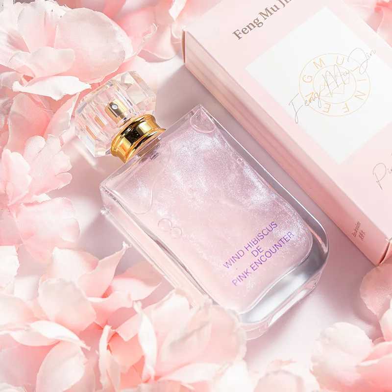 50ML Pink Shimmer Perfume Long Lasting Fragrances Parfume Women Deodorants Spray Eau De Cologne Fresh Natural High Quality GiftXJ250220