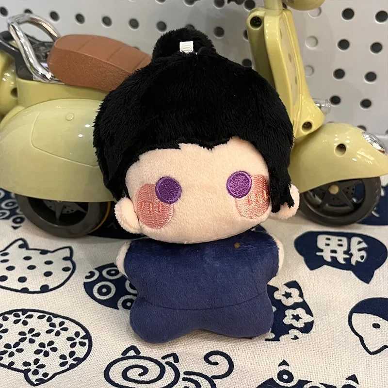 Mini Jujutsu Kaisen Plush Doll Gojo Keychain Suguru Anime Peripheral 12cm Plushie Toy Nanami Soft Cosplay Starfish Body Toy Gift W250219