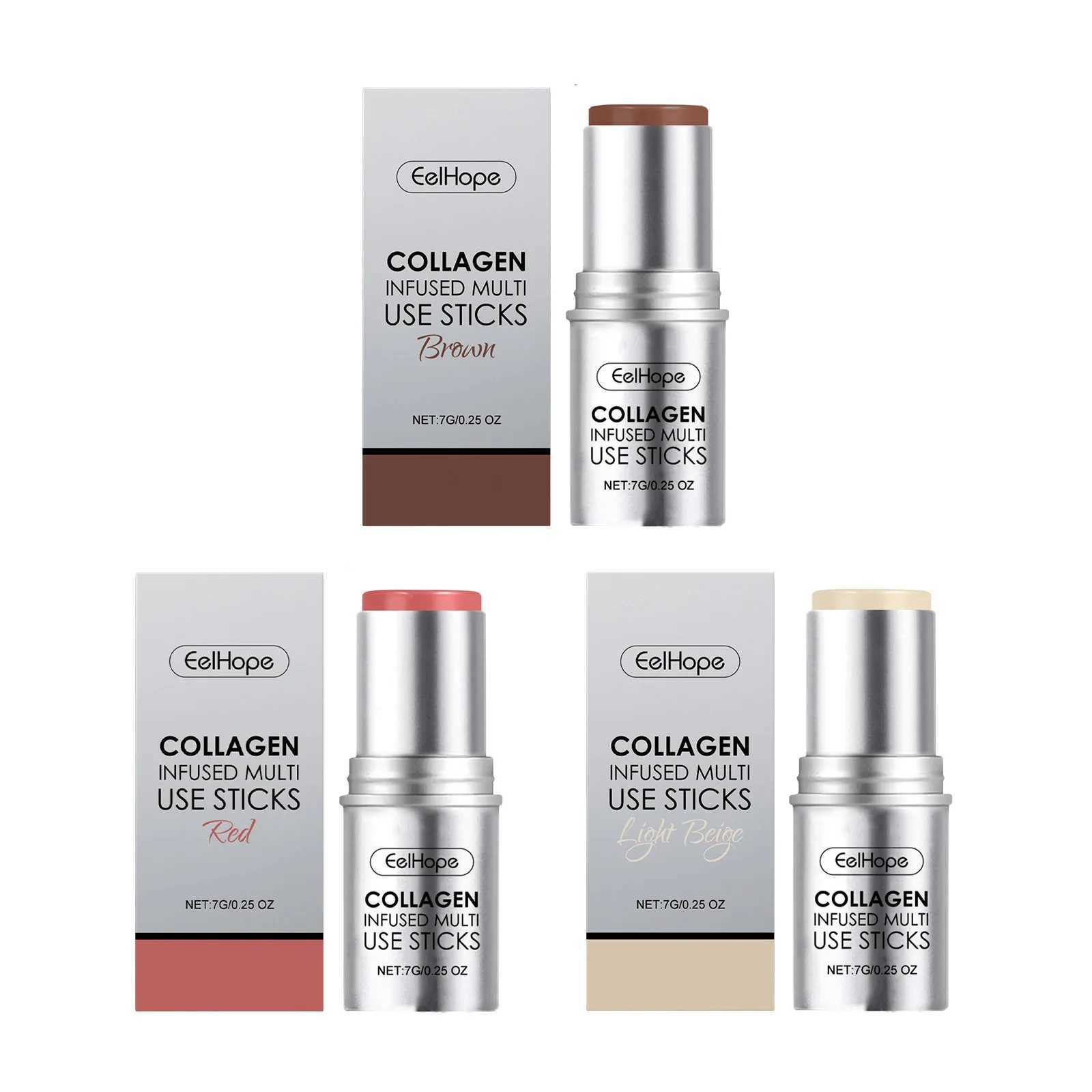 Collagen Multi B Stick Silky High Pigment Plumping Moisturizing Waterproof Jelly Tint Lightweight Matte Hydrating B MakeupW250220