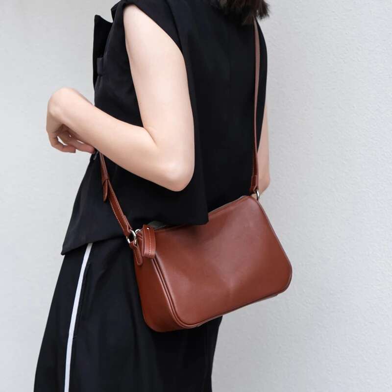 Genuine Leather Small Fashion Shoulder Crossbody Designer Bag For Women