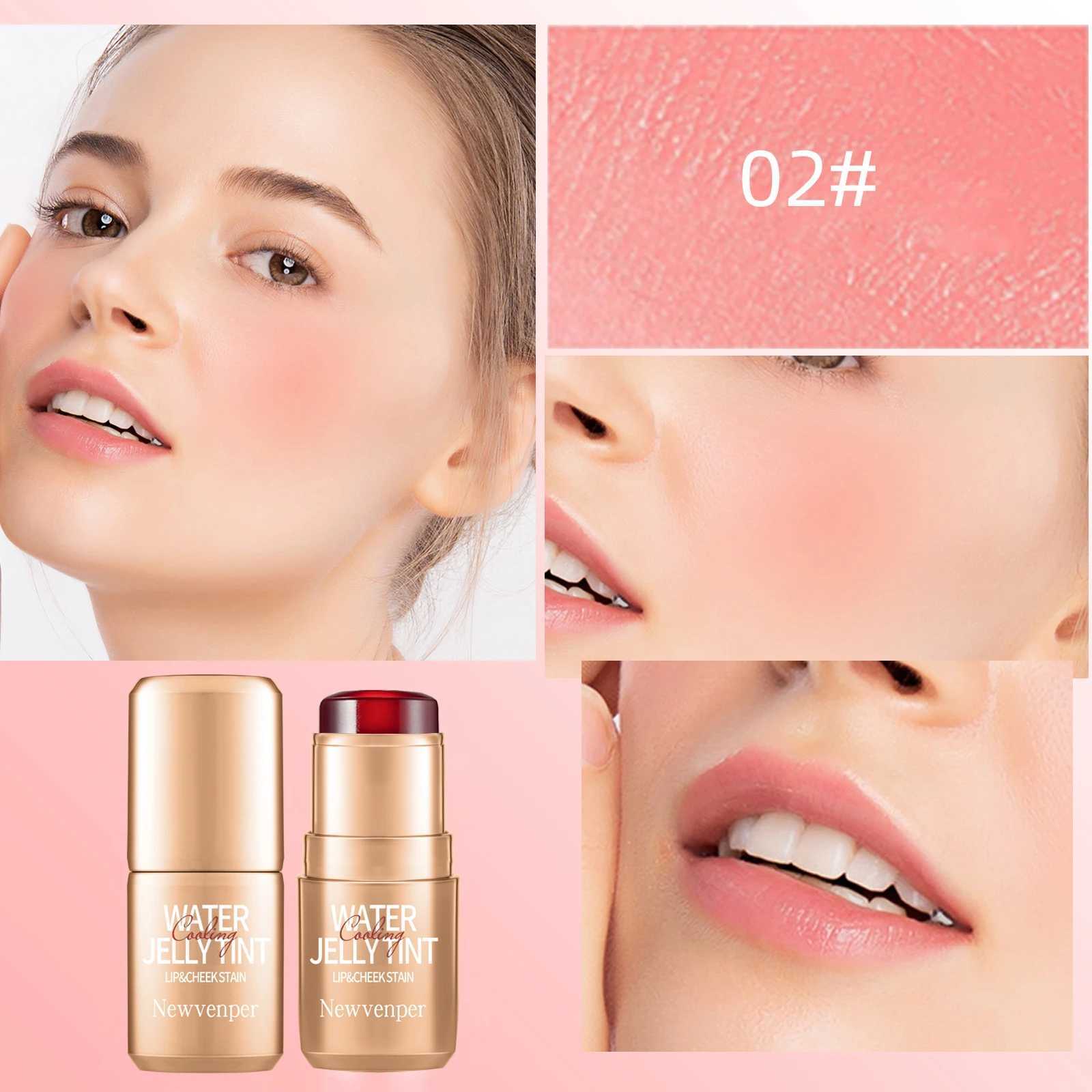 Newvenper Durable Waterproof Water Jelly Tint B Stick For Face and LipNon-stickyLong LastingMoisturizingNourishingW250220