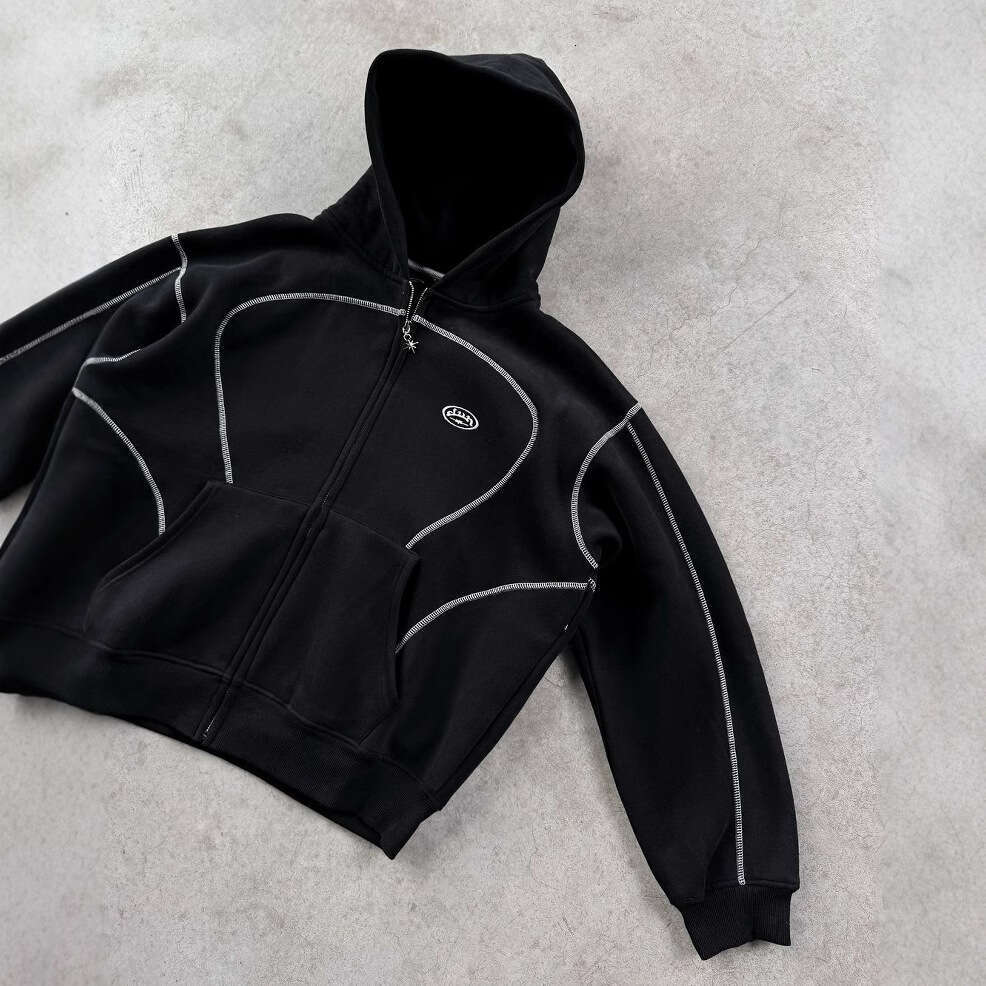 Hot Y2K Hoodie: Long-Sleeved Pullover with Unique Pattern for Boyfriend