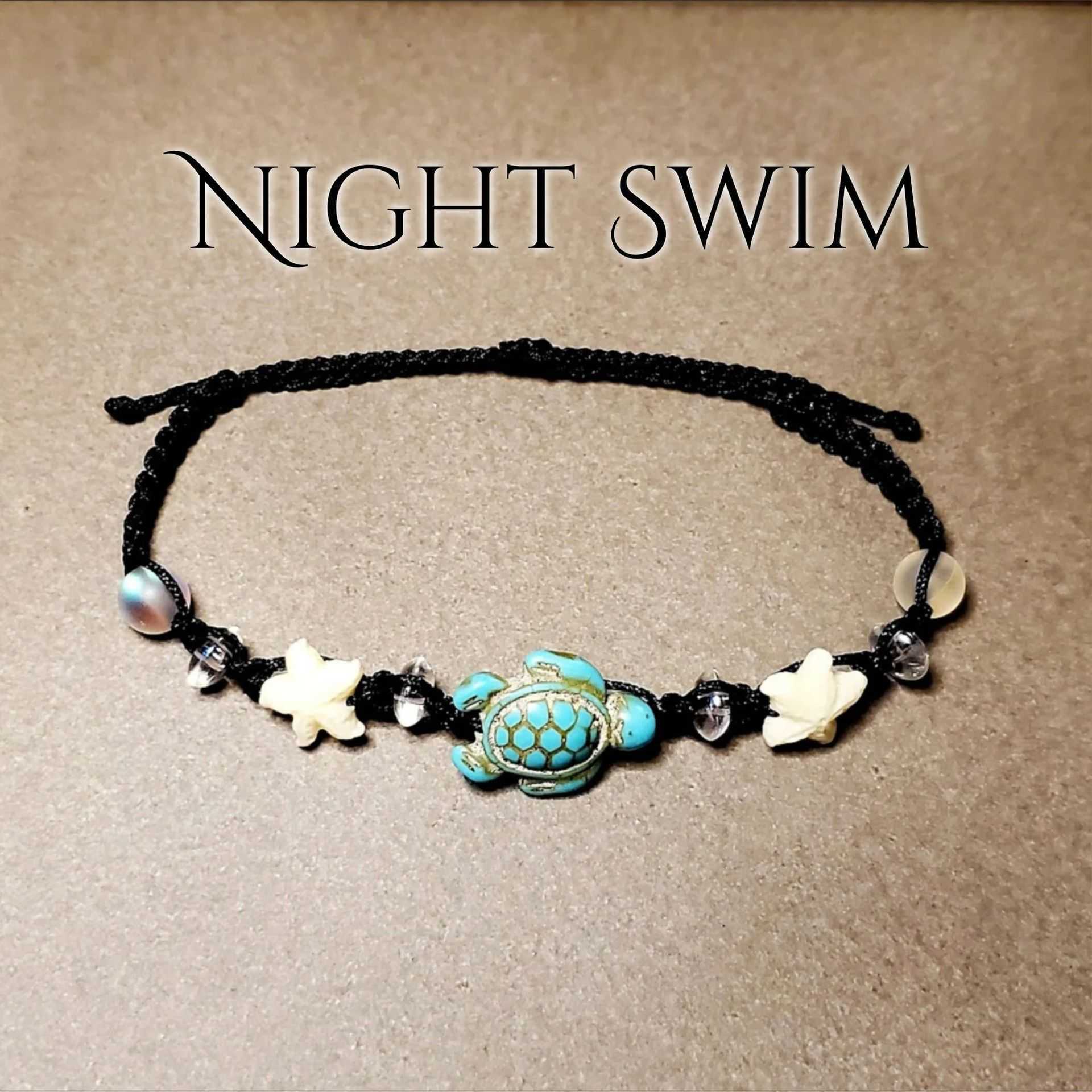 Charm Bracelets Simple and stylish artistic adjustable woven turtle starfish shell bracelet H25220