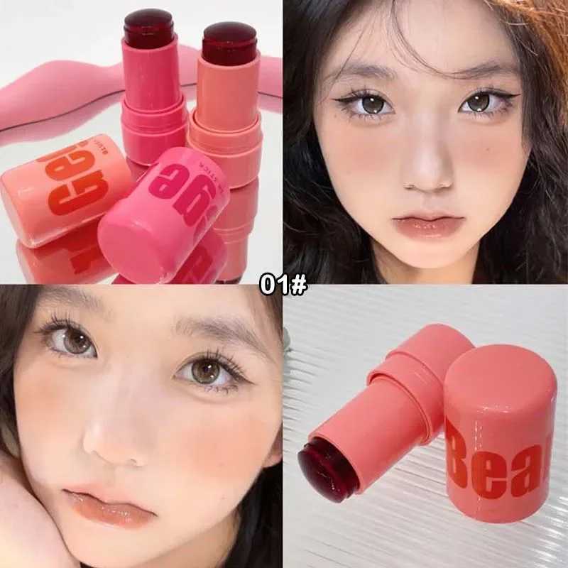 3-in-1 Cheek Lip Tinted Moisturized B Stick Cheek Rouge Eyes Lip Brighten Cream Water Jelly Tint Stick Matte Contour MakeupW250220
