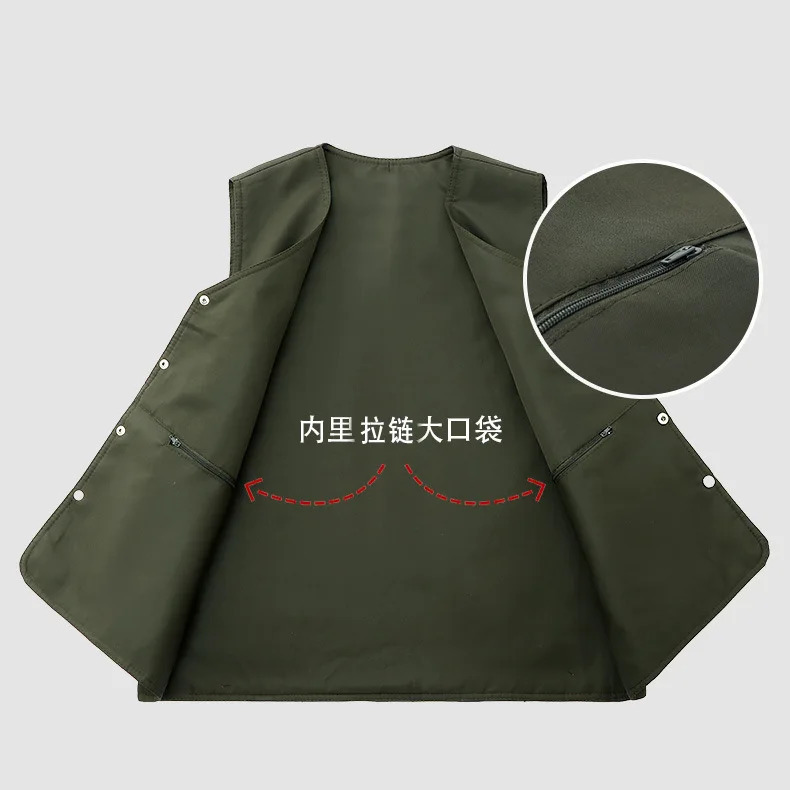Fishing Vest Unloading Tactical Outdoor Vests Man Pographer Waistcoat Mesh Work Sleeveless Jacket Multi-pocket Vest Coats 250219