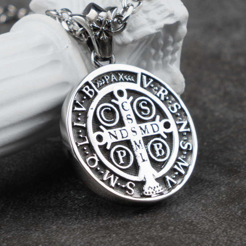 Pendant Necklaces Gothic loli pendant ins necklace womens titanium steel mens trendy hip-hop street personality pendant H25219