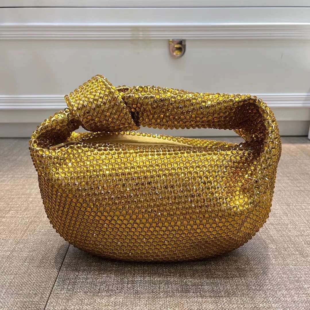 New Knot Dia Fashion Texture Handheld Women's Party Bag