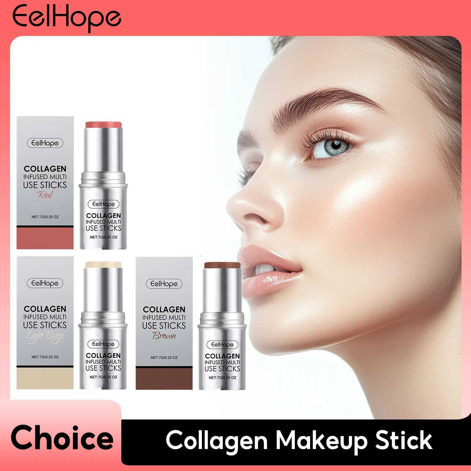 Collagen Multi B Stick Silky High Pigment Plumping Moisturizing Waterproof Jelly Tint Lightweight Matte Hydrating B MakeupW250220