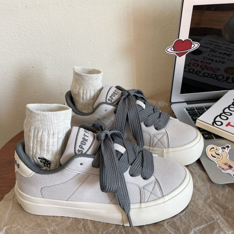 Ladies' Red Board Shoes 2025 Spring/summer New Design Shoes Personalized Small Thick Soled Casual Shoes Multi Functional Sports Canvas Shoes