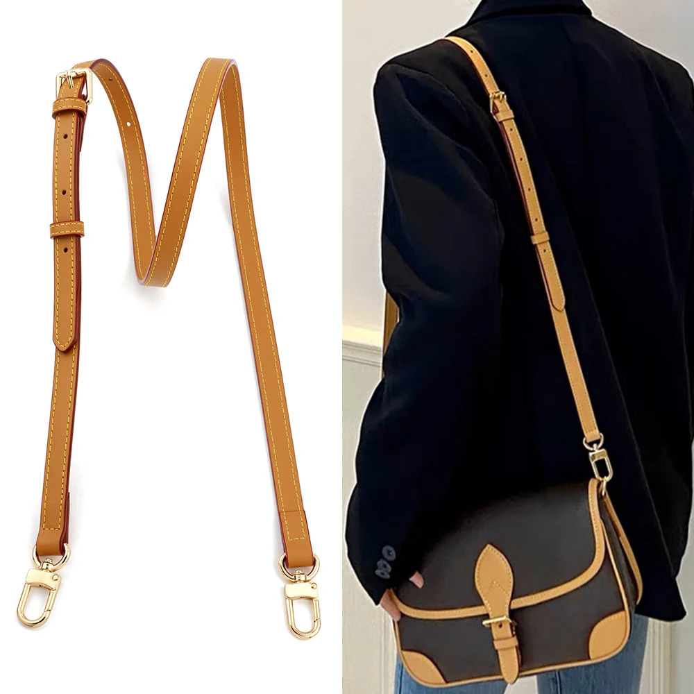 Genuine Leather Bag Strap Replacement for Women Bag Crossbody Handbag Long Adjustable Shoulder Belts DIY Bag Accessories 250214