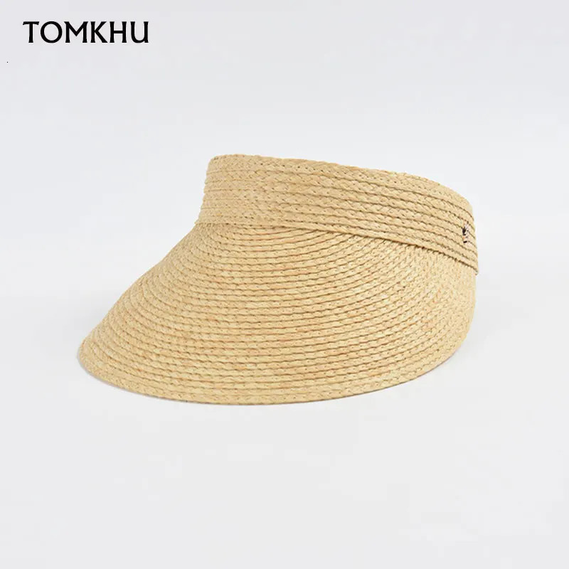 Korean Fashion Colorful Elastic Big Head Size Wide Brim Womens Elegant Sunscreen Hat Sun Visor Caps Hats Wholesale 250219