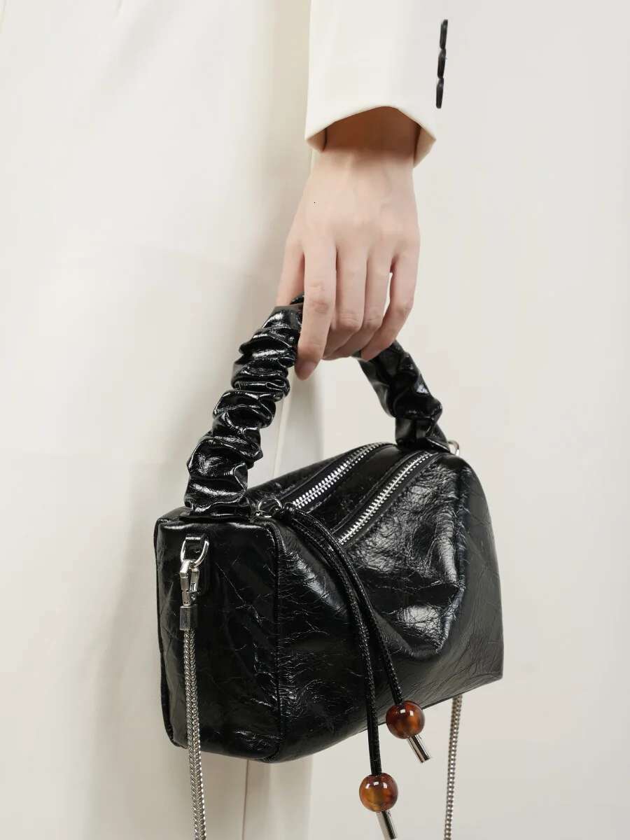 YANATARI Genuine Leather Woman Shoulder Handbags Ladies Crossbody Bags Designer Minimalism Chinese Style Bag