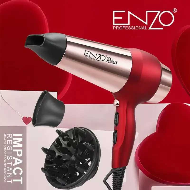 ENZO High Speed 8000RPM Blow Dryer Ionic Hair Dryer Negative Ions Fast Drying Cool Shut Button 2 Speed/3Heat Setting Extended W250220