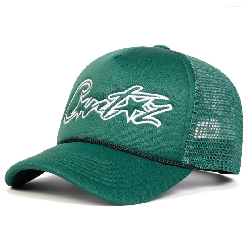Unisex Y2K Pentagram Embroidery Baseball Caps Net Spring And Summer Outdoor Adjustable Casual Hats Sunscreen Hat