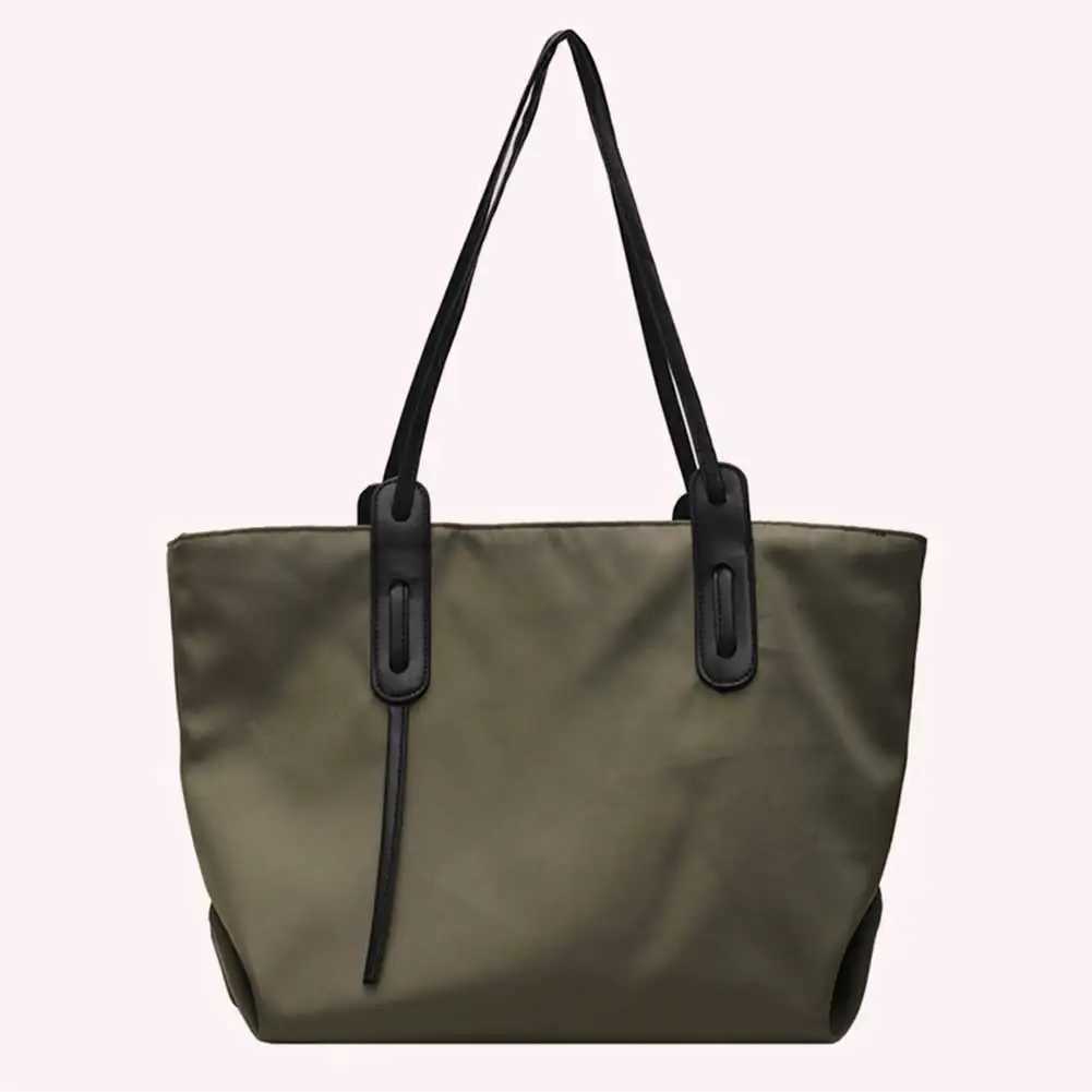 Tote Bag for Women Nylon Large Capacity Shoulder Bag Solid Color Satchel Purse Oxford for Work Travel Shopping Shopper Bag Z250219