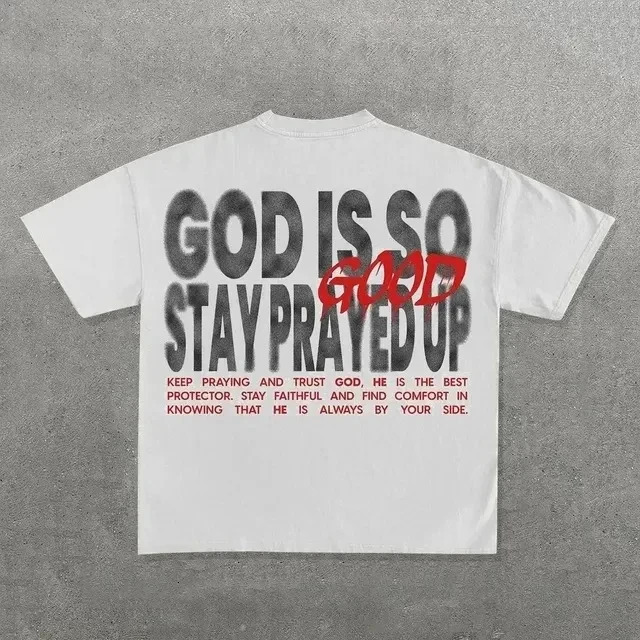 selling street style Tshirt Y2K hiphop letter pattern cotton mens Harajuku Gothic short sleeved top 2 250213