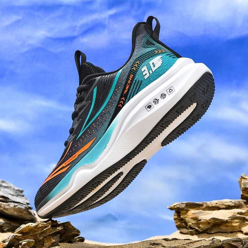 INS Carbon Plate Marathon Men Sports Running Shoes Air Cushion Lightweight Women Athletic Gym Sneakers Tenis masculino Footwear Z250225