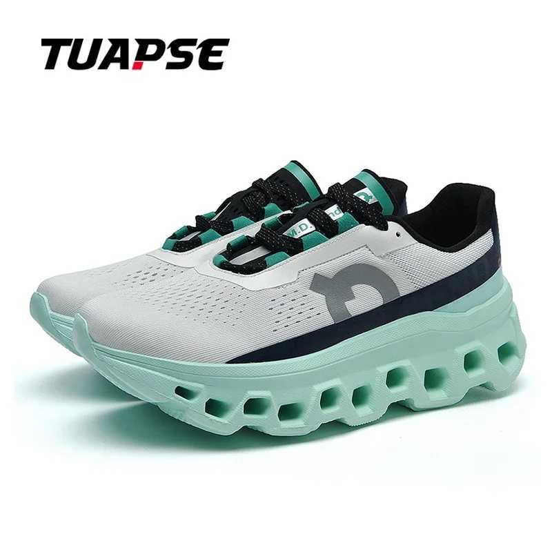TUAPSE Mens Running Shoes Mesh Lightweight Cfortable Lace-up Thick Sole Casual Shoes Sports Casual Gym Jogging Shoes For Men Z250411