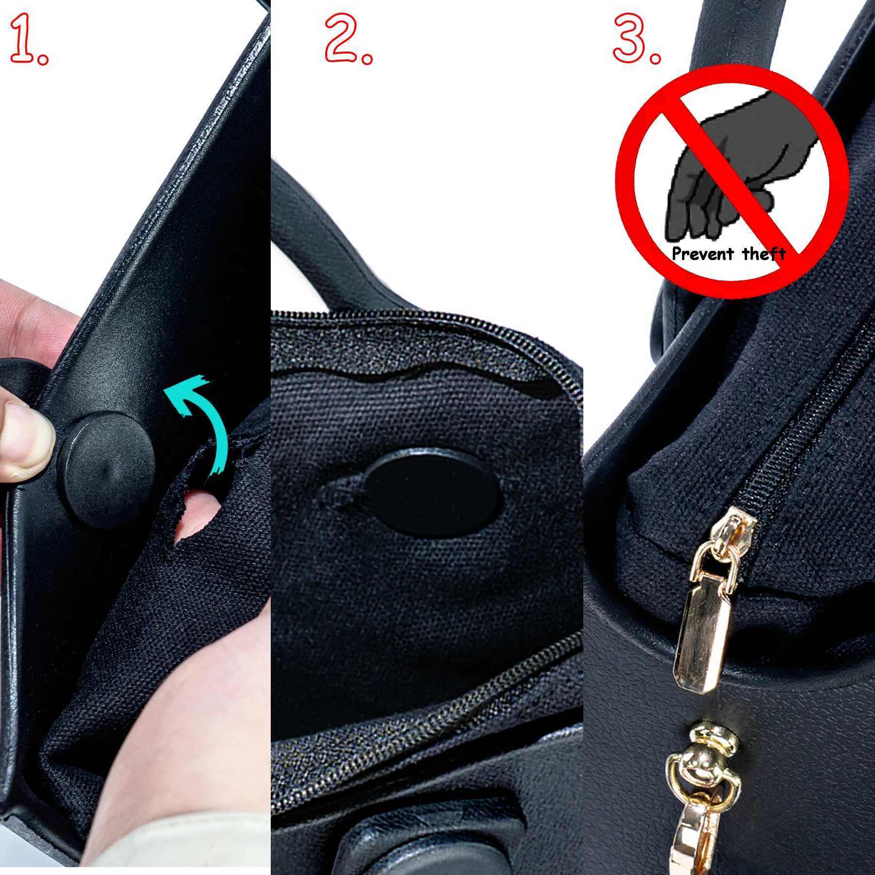 The Orange Guy NEW Casual Waterproof Travel Tote Bag Outdoor Beach Bags Women Fashion New EVA Punched Handbag Fit Charms Z250219