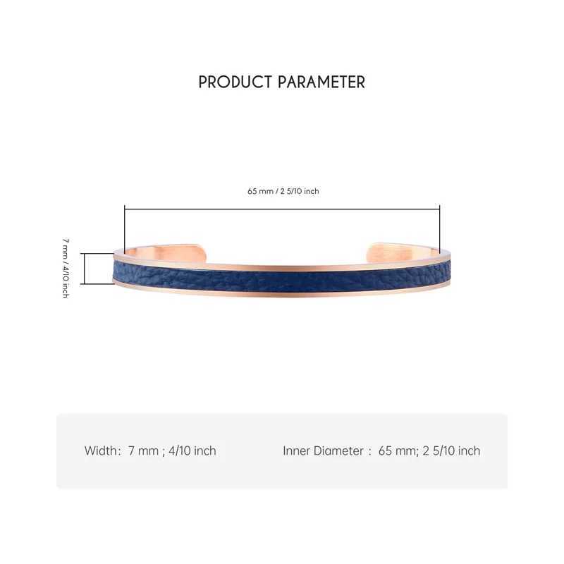 Minimalist Cuff Bangle For Men Black Man Bracelets On Hand Adjustable Stainl Steel PU Leather Men Fashion Jewelry Tren GiftXJ250219